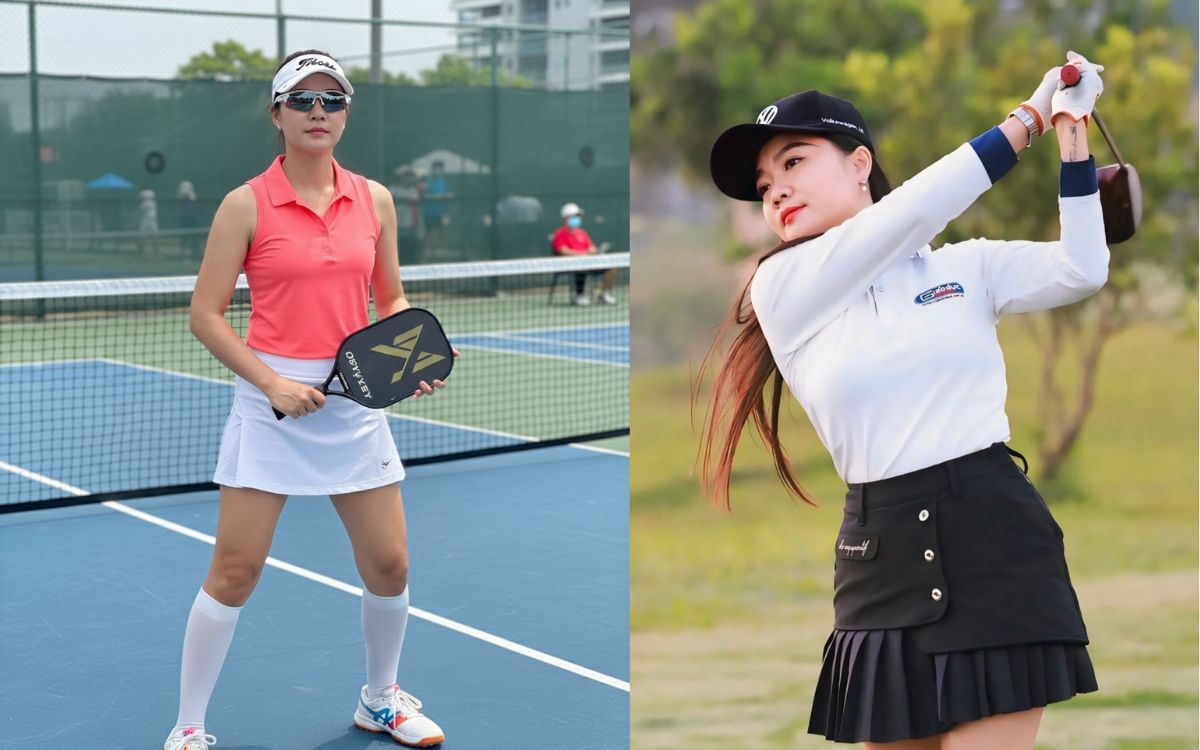 So với các môn thể thảo khác mà Ms. Phương Thảo chơi ví dụ Golf thì Picklerball tối ưu hơn về mặt thời gian và di chuyển
